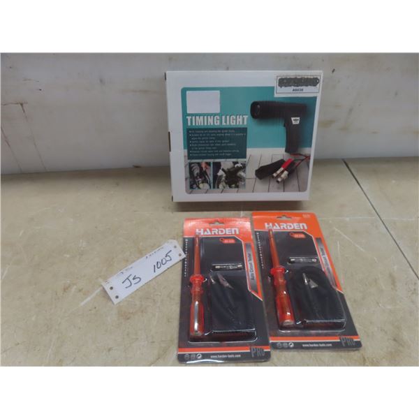 Auto Timing Light and Two Auto Circuit Testers - New or Store Return