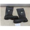 Image 7 : Hardened Steel-Toe Rubber Boots Size 9
