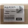 Image 3 : Two New Boxes of 20 Packages Staples 1,000 Per Package, 40,000 Total