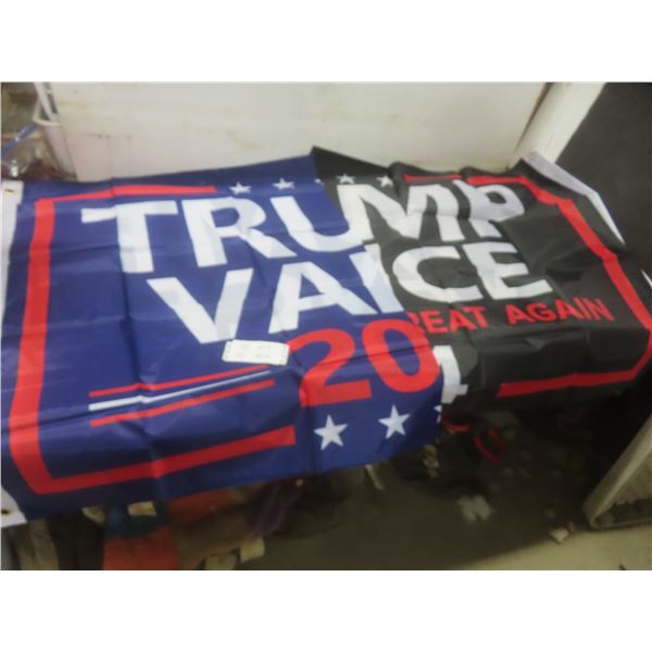 Two New US President Flags 3' x 5'