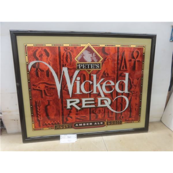 Pete's Wicked Red Amber Ale Picture 27" x 35"