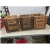 Image 3 : Three Pepsi-Cola Wood Crates 12 1/2" x 19" x 12"