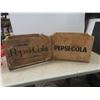 Image 3 : Two Pepsi-Cola Wood Crates 12 1/2" x 19" x 12" and Knox Mens Hat Size 7 1/2 With Hat Box