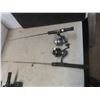 Image 2 : Six Ice Fishing Rods, Reel, and Straining Ladle