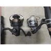 Image 3 : Six Ice Fishing Rods, Reel, and Straining Ladle
