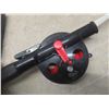 Image 8 : Six Ice Fishing Rods, Reel, and Straining Ladle