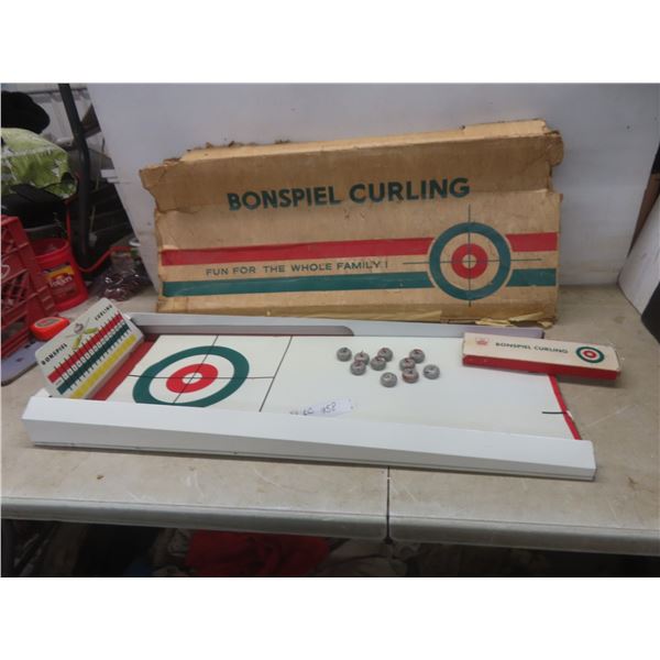 Vintage White Rose Bonspiel Curling 1950s Game With Original Box