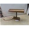 Image 1 : Antique Brass Desk Lamp 14" x 18 1/2"