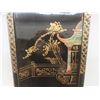 Image 11 : Four Vintage Chinese Black Lacquer Wall Panels 36" x 12"