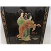 Image 12 : Four Vintage Chinese Black Lacquer Wall Panels 36" x 12"