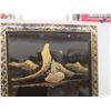 Image 5 : Four Vintage Chinese Black Lacquer Wall Panels 36" x 12"