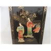 Image 9 : Four Vintage Chinese Black Lacquer Wall Panels 36" x 12"