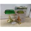 Image 1 : Solid Brass Banker's Lamp