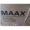 Image 2 : Maax Shower Door Davana Door R4234 42" x 34" New/Store Return