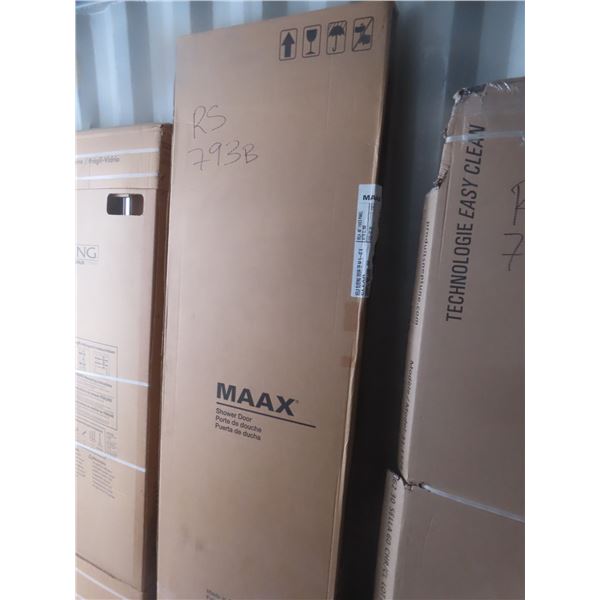 Maax Shower Door Vela Sliding Door 48" Box Two of Two New/Store Return