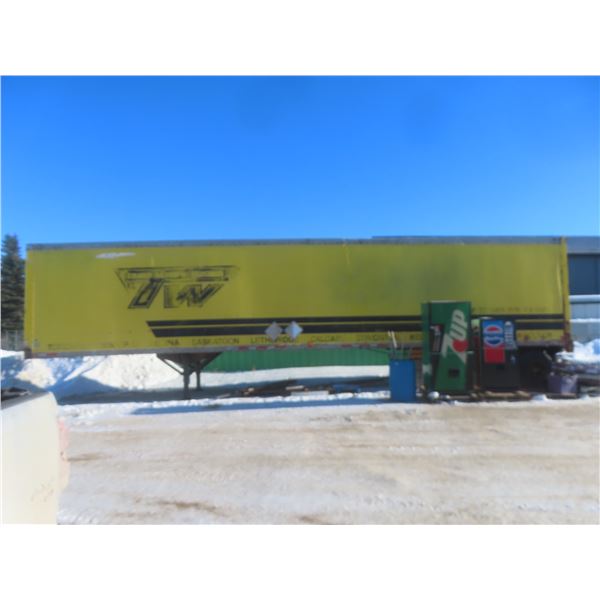 1981 Roussy Ind Semi Freight Trailer - 45' Tandem Storage Trailer - No TOD