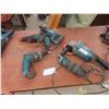 Image 1 : Five Makita Power Tools: Disc Grinders, Hammer Drills, Drywall Screwdriver