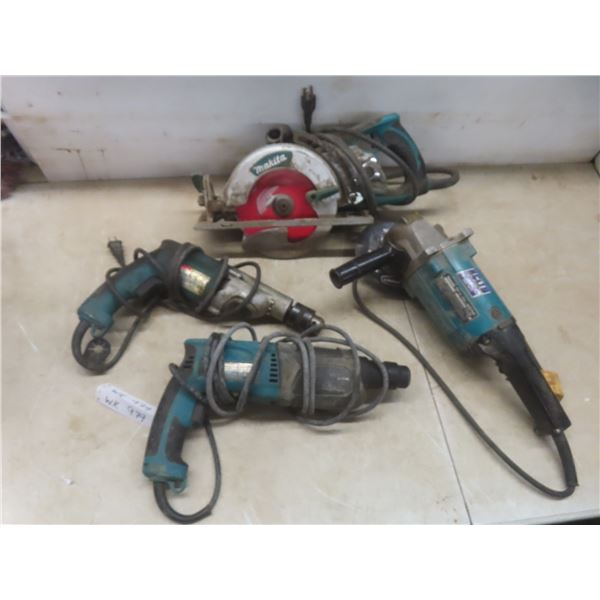 Makita Power Tools: Circular Saw, Angle Grinder, Hammer Drills