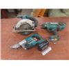 Image 1 : Makita Cordless 18V Circular Saw 6 1/2", Nibbler, and Rebar Tying Tool With One Battery, No Charger