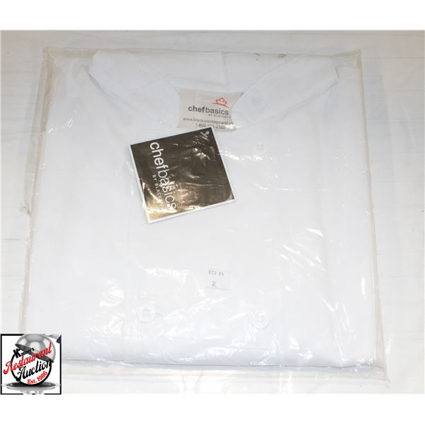 NEW XTRA LARGE WHITE CHEFS JACKET