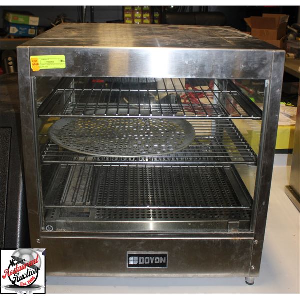 DOYON DRP3 COUNTERTOP HEATED DISPLAY CASE