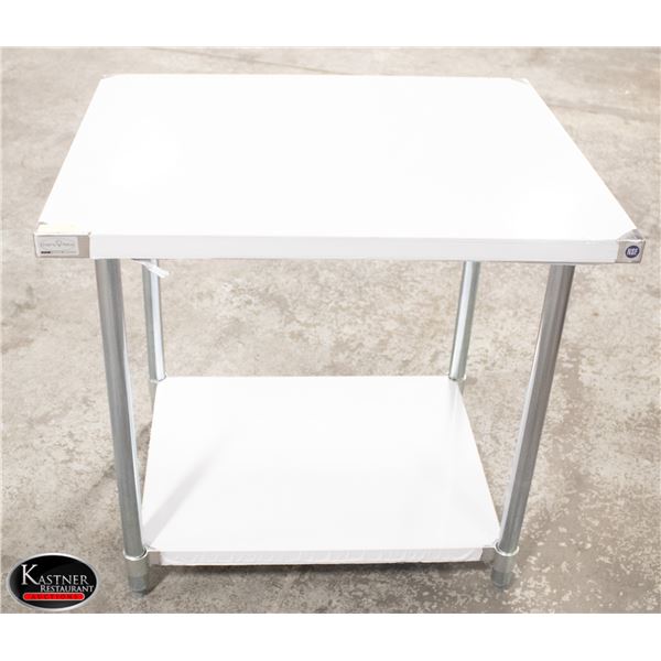 NEW 30" X 36" 18GA STAINLESS STEEL WORK TABLE W/