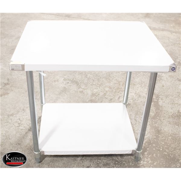 NEW 30" X 36" 18GA STAINLESS STEEL WORK TABLE W/