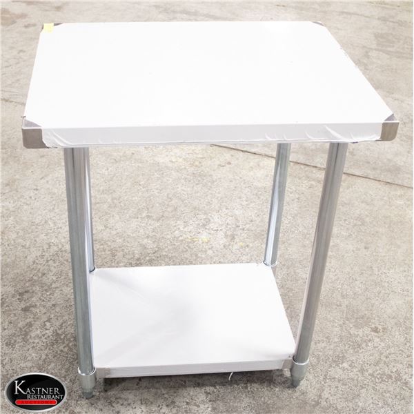 NEW 30" X 24" 18GA STAINLESS STEEL WORK TABLE W/