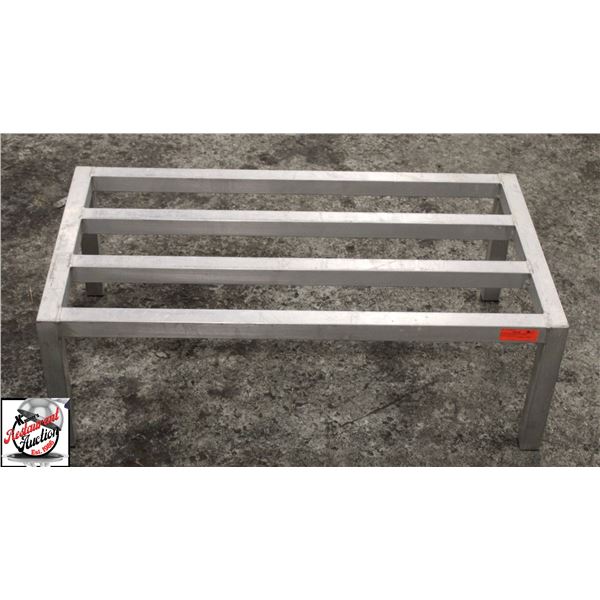 BAILIFF SEIZURE:36"X 20"X12" ALUMINUM DUNNAGE RACK