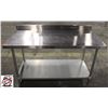 Image 1 : BAILIFF SEIZURE:EFI 60" X 30" X 35" S/S WORKTABLE