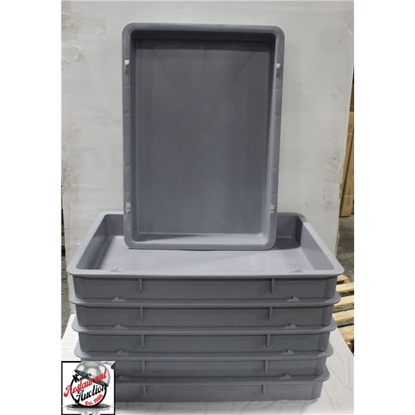 BAILIFF SEIZURE:6 DOUGHMATE PLASTIC DOUGH TRAYS