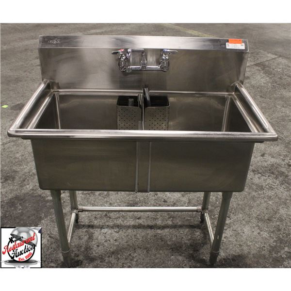 BAILIFF SEIZURE:EFI DOUBLE WELL SINK W/ FAUCET