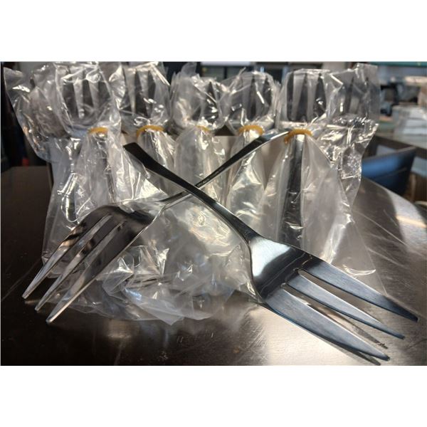 2 DOZEN NEW LARGE SWISS CHROME VANADIUM MEAT FORKS