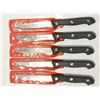 Image 4 : FIVE DIAMOND CUT SUPREME STEAK KNIVES M# SMDCSST