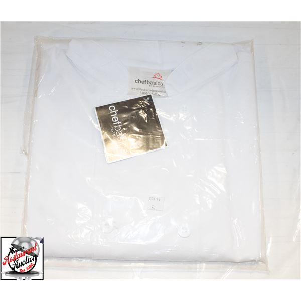 NEW XTRA LARGE WHITE CHEFS JACKET