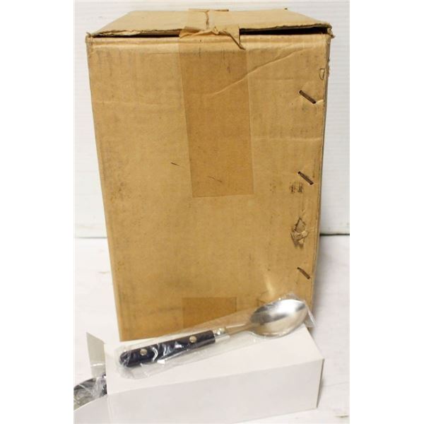 1 CASE OF 240PC NAVY BLUE TEASPOONS