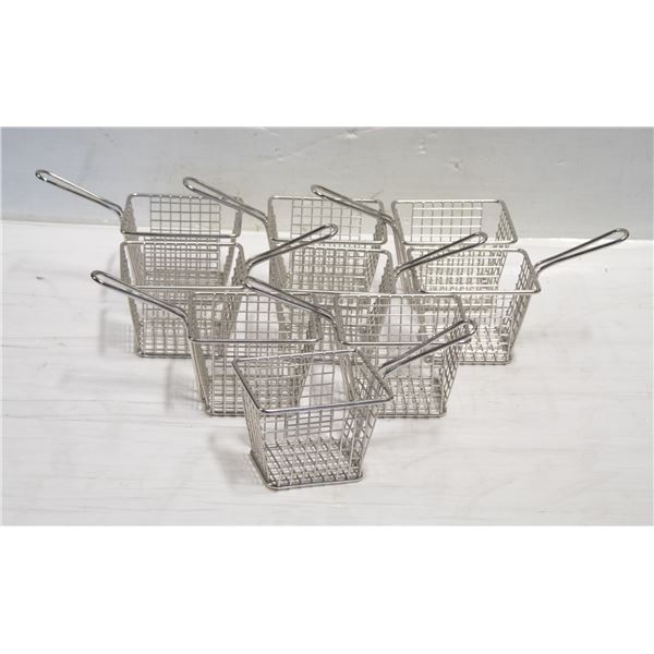 9 3.5" X 4" X 3" FRY SERVING BASKETS