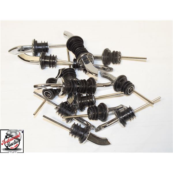 BAG OF 16 NEW CO-RECT METAL POURERS