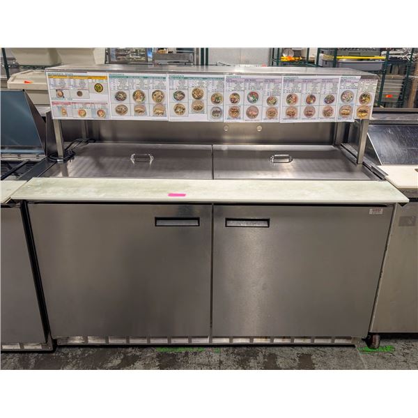 BAILIFF SEIZURE: DELFIELD 60" PREP COOLER W/ NIGHT