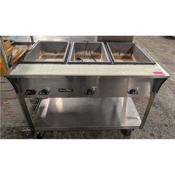 BAILIFF SEIZURE: VOLLRATH SERVEWELL 3-WELL STEAM