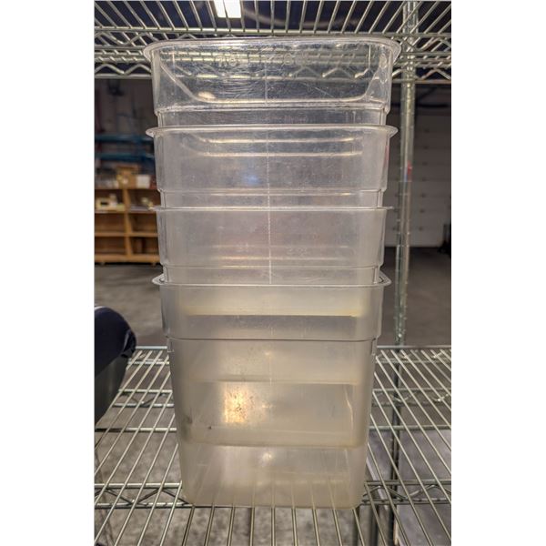 BAILIFF SEIZURE: 4 CAMBRO 8QT INGREDIENT BINS