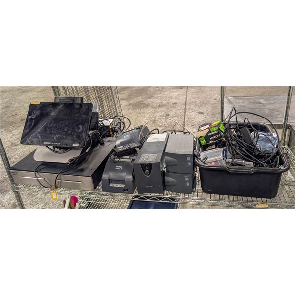 BAILIFF SEIZURE: SHELF CONTENTS INCL: POS SYSTEM