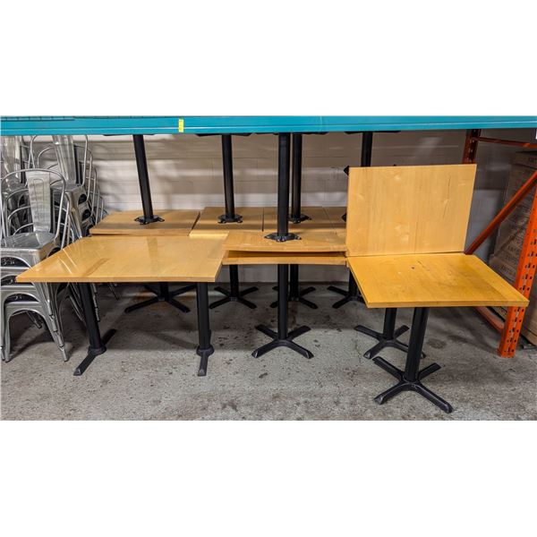 BAILIFF SEIZURE: LOT OF 14 ASSORTED WOOD TOP