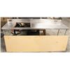 Image 2 : STAINLESS STEEL WORKTABLE W/ SINK & ELECTRICAL