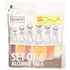 Image 1 : FOUR SETS OF 6 ALCHOHOL / LIQUOR TAGS