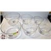 Image 1 : UNCLAIMED: 6 NEW LUMINARC UNISSON T GLASS SALAD
