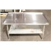 Image 1 : 48" X 30" X 25" STAINLESS STEEL EQUIPMENT STAND