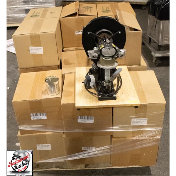 LARGE CANNING LOT INCLUDES ALL AMERICAN CAN SEALER