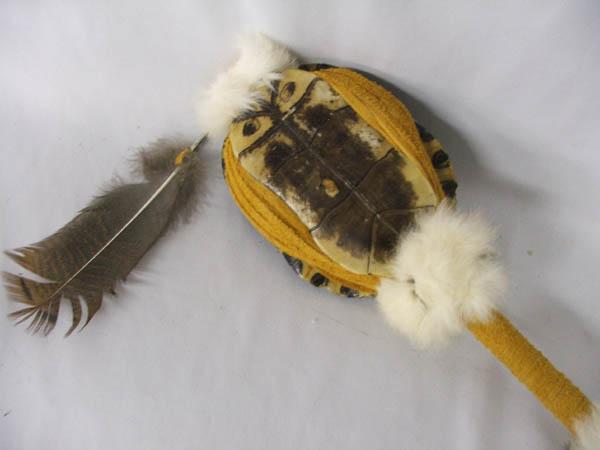 Navajo Turtle Shell Rattle By Alan Nash