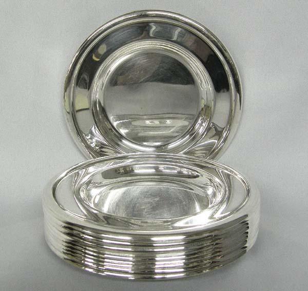 10 Italian Sant Andrea Silver Plate Servers